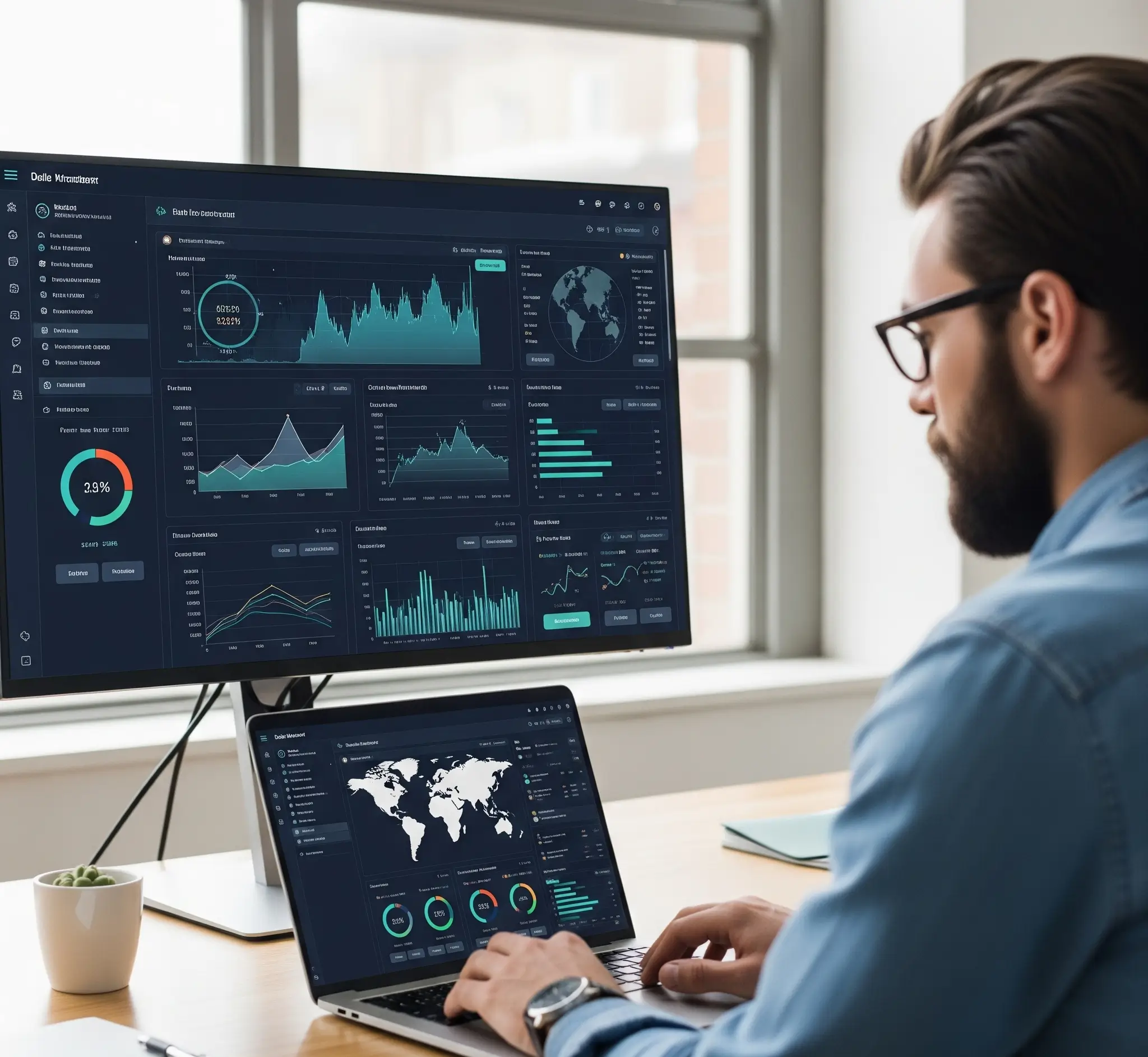 Visualización de dashboards y análisis de datos
